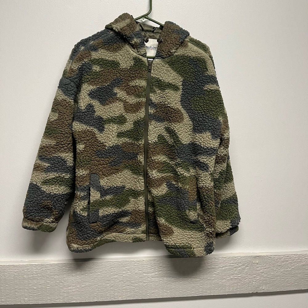 Camouflage Sherpa Jacket M